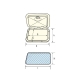 Classic 278x378mm Nuova Rade Acces Hatche White 2