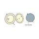 Registro Circular Industrial Ø280mm Blanco Nuova rade 3