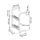 Scala pontone, 2 gradini, Inox 316, L630xW325mm Nuova Rade 2