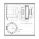 Suporte de 9 cm para luz flutuante SOLAS 70030 Lalizas 2