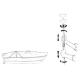 Nuova rade 86,5-150cm Anchor Canvas Support 2