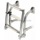Escada para barco 630mm x 250mm 3 degraus em aço inoxidável 316 OEM 2