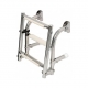 Escalera Embarcacion 1150mm x 200mm 5 Peldaños Inox 316 OEM 2