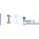 Retractable inverted pedestal 330–482 mm IMNASA 90700288 3